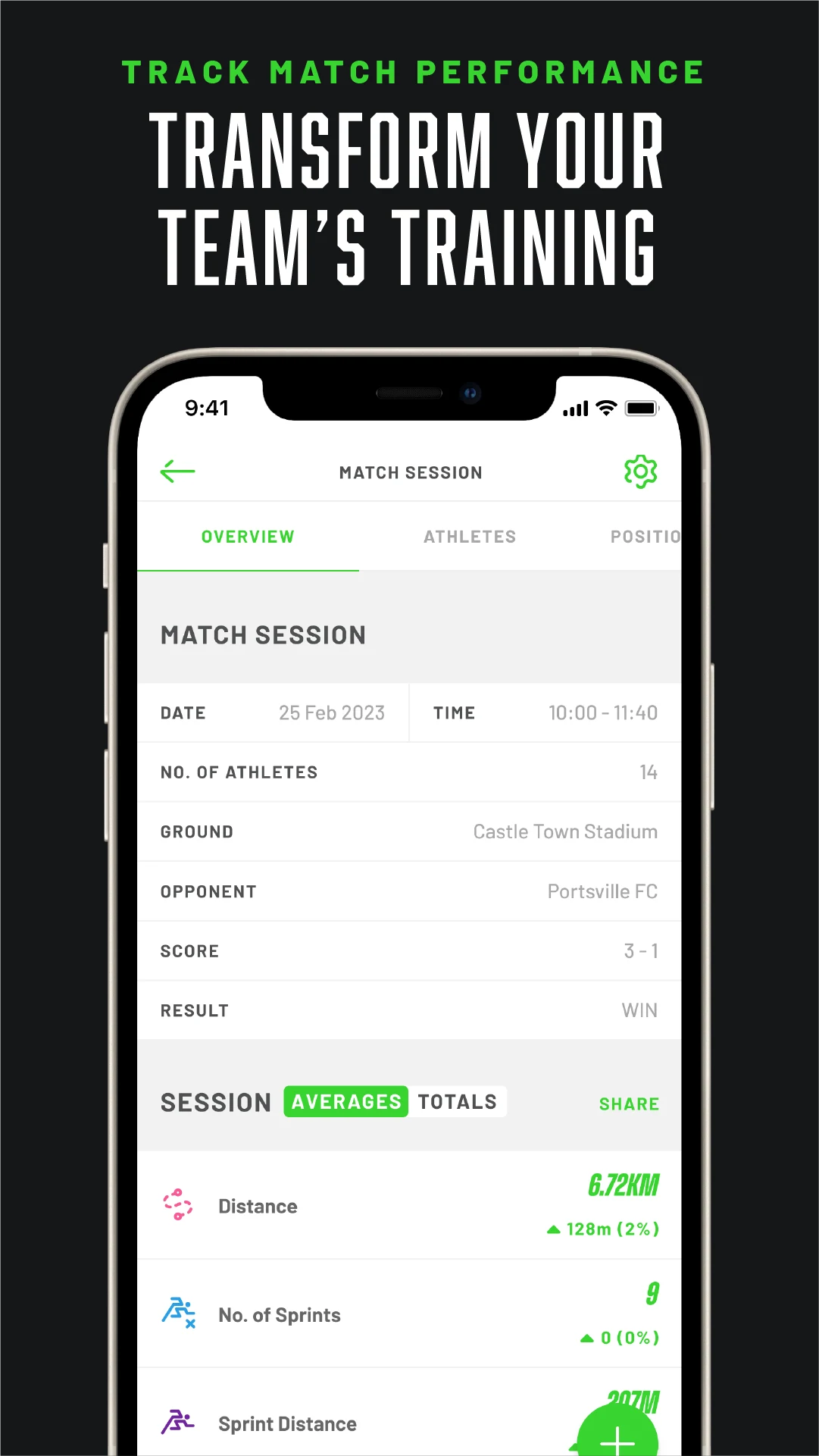 PlayerData EDGE Insight screenshot